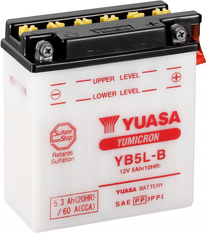 Yuasa Accu YB5L-B motorfiets accu (zonder zuur)
