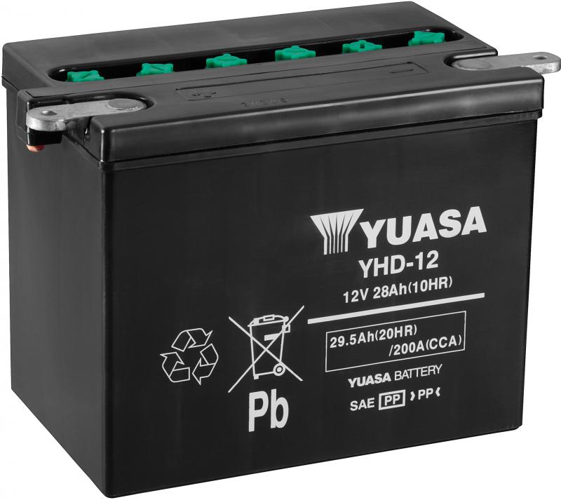 Yuasa Accu YHD-12 motorfiets accu (zonder zuur)