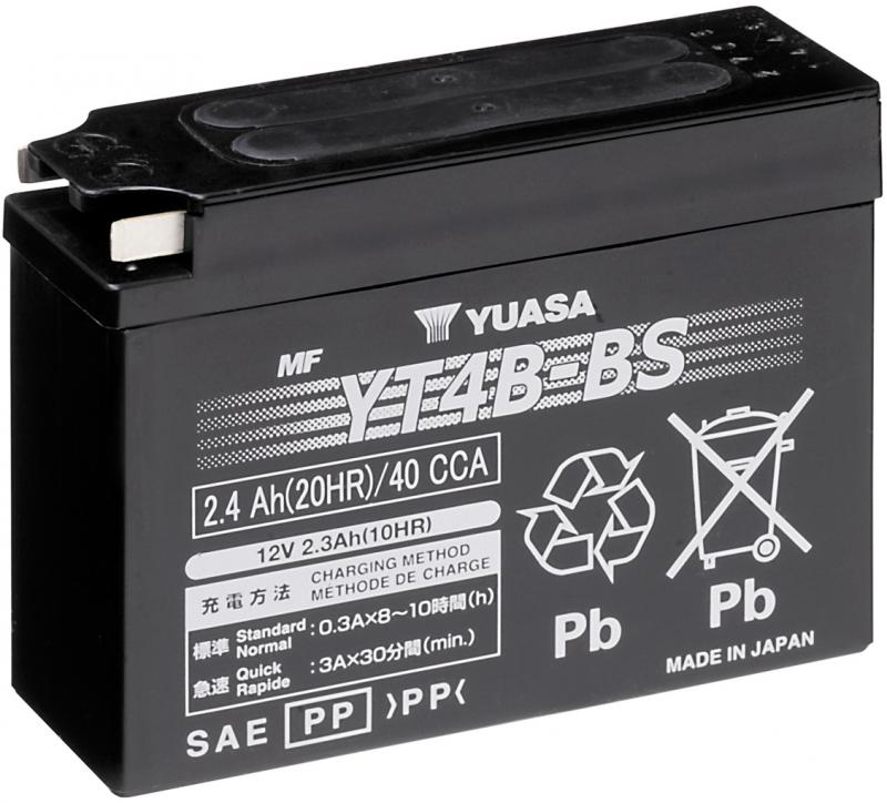 Yuasa Accu YT4B-BS onderhoudsvrije motorfiets accu