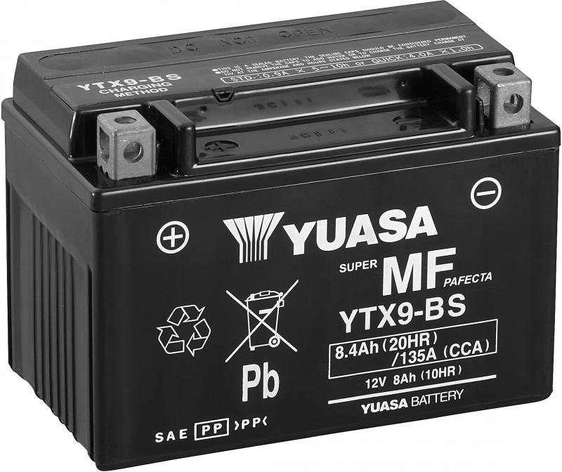 Yuasa Accu YTX9-BS onderhoudsvrije motorfiets accu