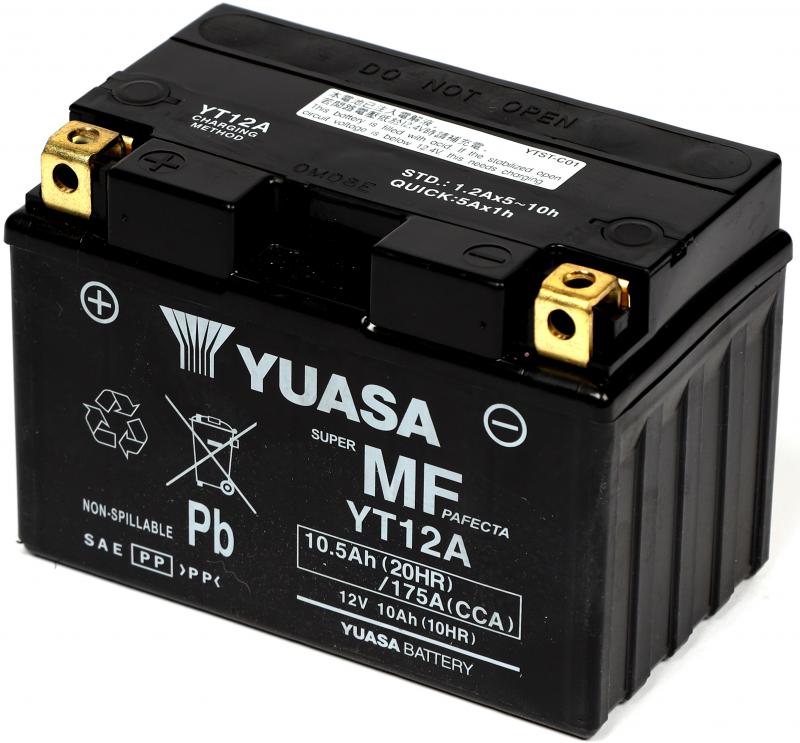 Yuasa Accu YT12A onderhoudsvrije motorfiets accu