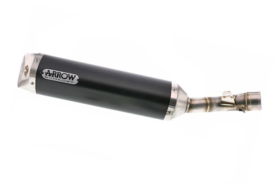 ARROW Dark Thunder motorfiets uitlaat voor Yamaha MT125 vanaf 2014