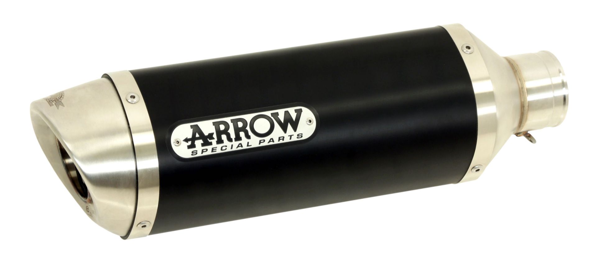 ARROW Dark Thunder motorfiets uitlaat voor Honda CB125F vanaf 2018
