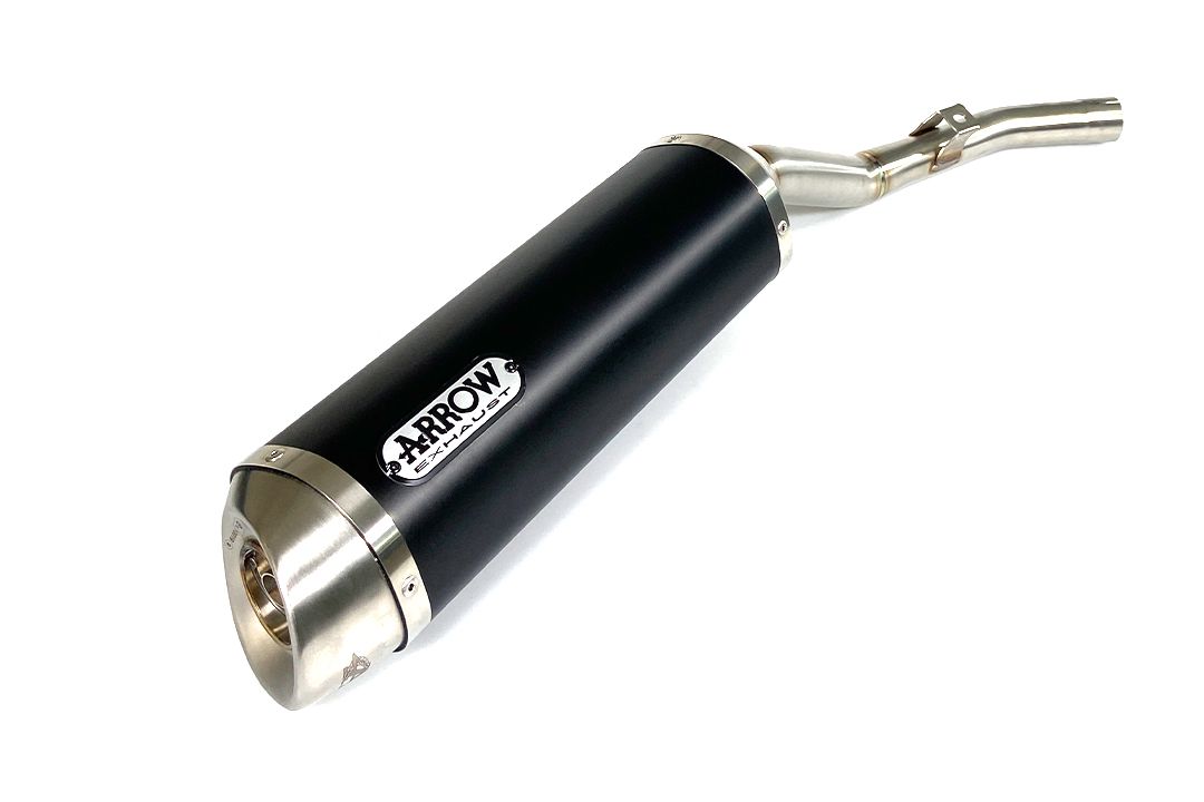 ARROW Dark Thunder motorfiets uitlaat voor Yamaha WR125X en WR125R vanaf 2009