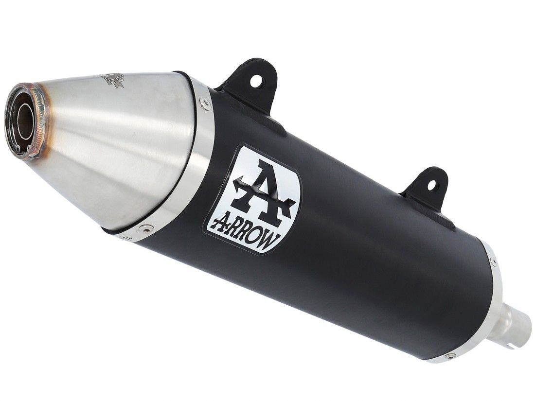 ARROW Dark Thunder motorfiets uitlaat voor Aprilia RX125 vanaf 2018