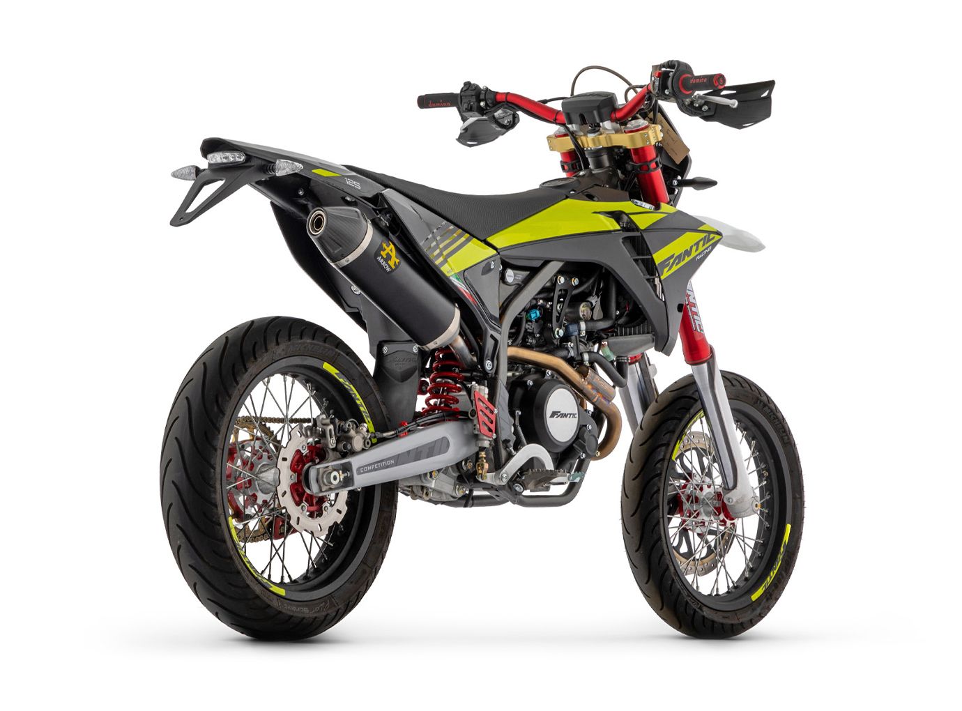 ARROW Dark Thunder motorfiets uitlaat voor Fantic XEF en XMF 125 vanaf 2023
