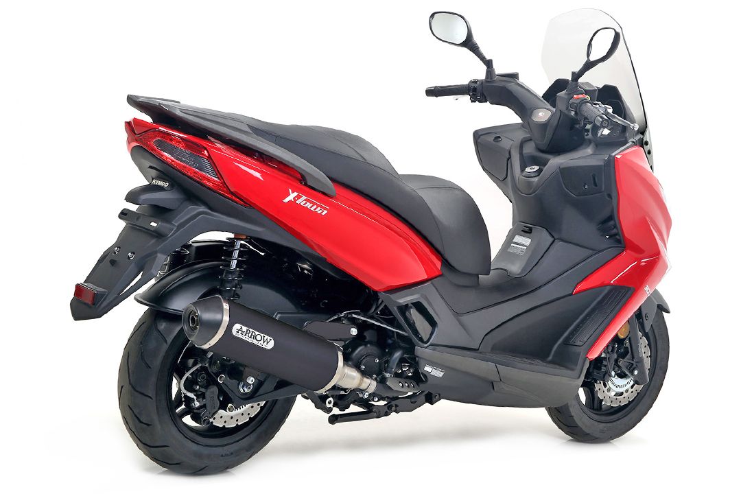ARROW DARK Urban motorfiets uitlaat voor Kymco X-Town 300 vanaf 2016