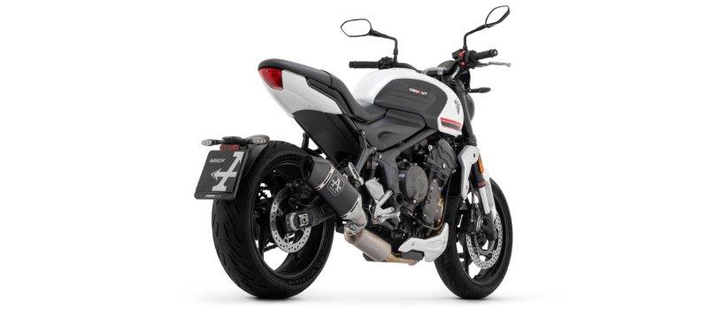 ARROW Racing compleet motorfiets uitlaatsysteem met VELOCE Triumph Trident 660 vanaf 2021