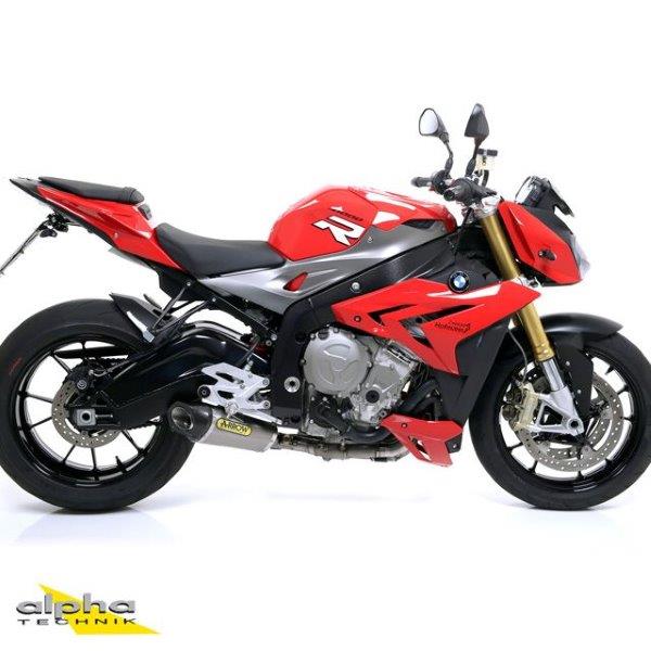 ARROW compleet titanium motorfiets uitlaatsysteem WORKS COMPETITION voor BMW S1000R 2014 tot 2016