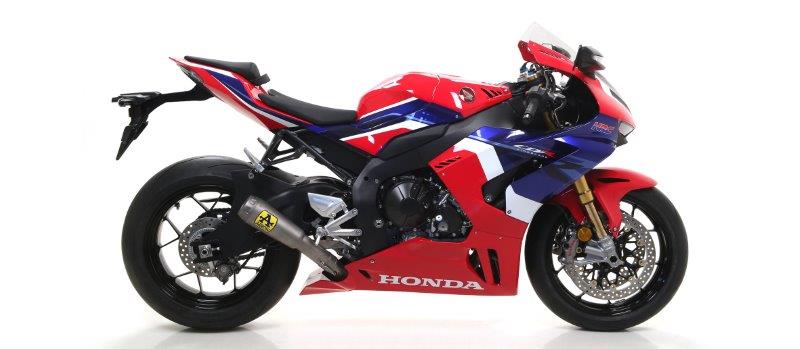 ARROW COMPETITION Compleet titanium motorfiets uitlaatsysteem met PRO RACE einddemper voor Honda CBR1000RR-R vanaf 2020