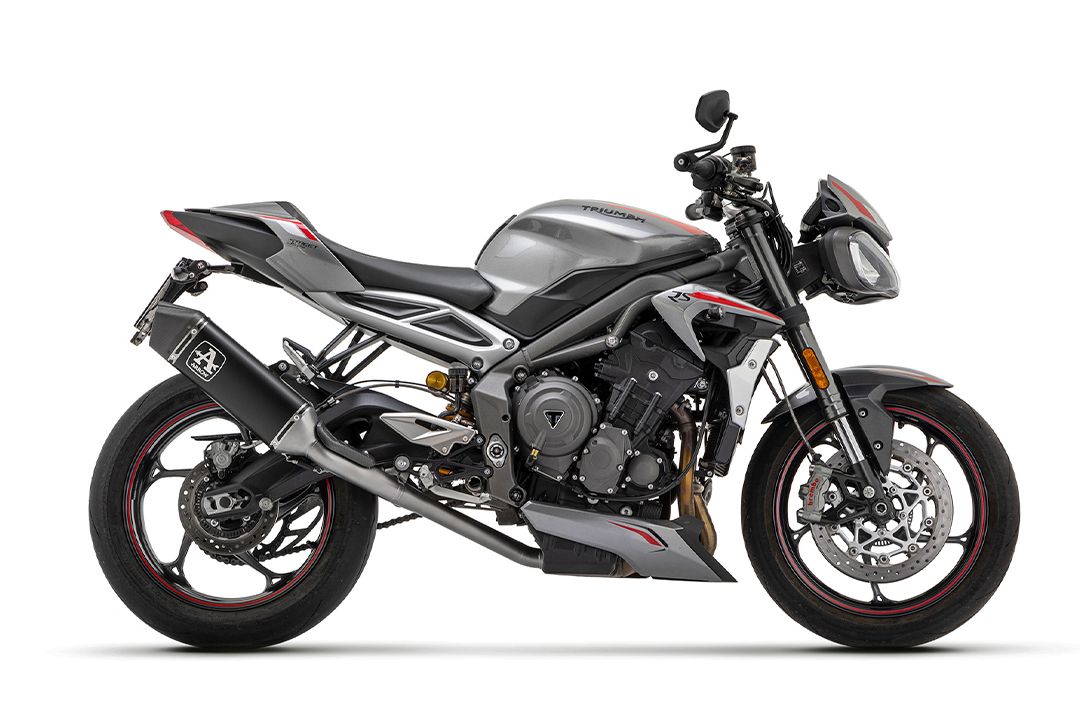 ARROW DARK VELOCE motorfiets uitlaat voor Triumph Street Triple vanaf 2020