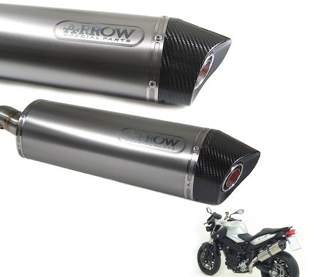 ARROW RACE TECH motorfiets uitlaat voor BMW F800R vanaf 2009