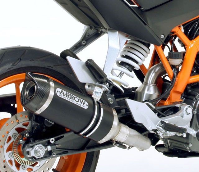 ARROW Dark Thunder motorfiets uitlaat voor KTM Duke 390 en RC125 vanaf 2013