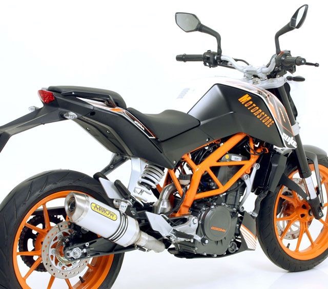 ARROW Dark Thunder motorfiets uitlaat voor KTM Duke 390 en vanaf 2013