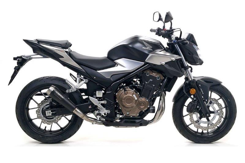 ARROW Dark Pro Race motorfiets uitlaat voor Honda CB500F vanaf 2019