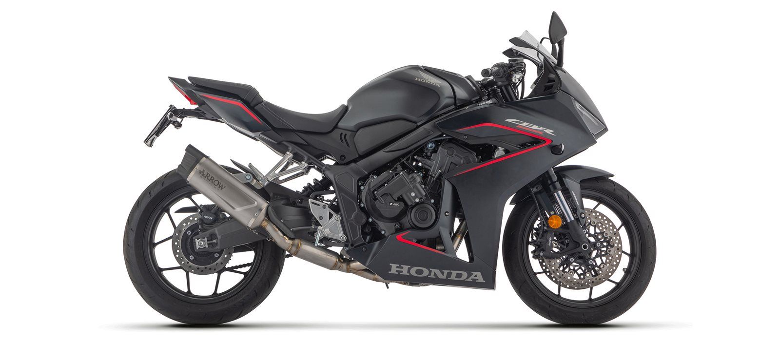 ARROW INDY RACE EVO motorfiets uitlaat voor Honda CBR650R en CB650R vanaf 2024