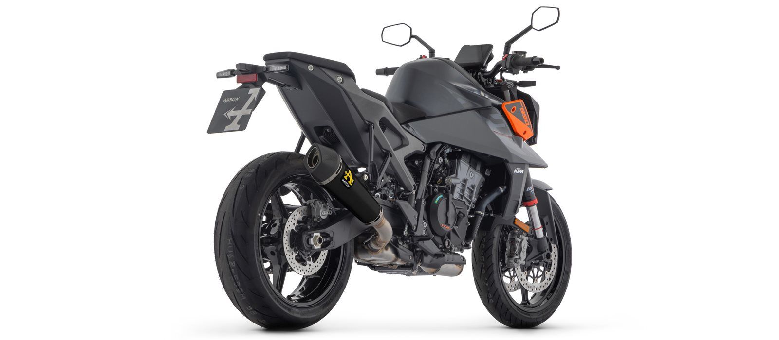 ARROW Dark XKONE motorfiets uitlaat voor KTM 990 Duke vanaf 2024