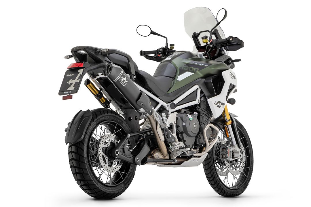 ARROW DARK VELOCE motorfiets uitlaat voor Triumph Tiger 1200 vanaf 2020